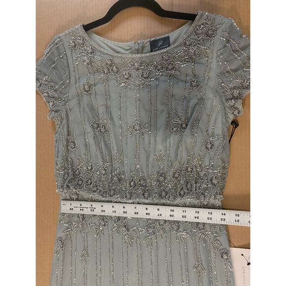 NWT ADRIANNA PAPELL DRESS GOWN 6 MOTHER OF THE BRIDE BRIDESMAID FORMAL EVENING - Picture 13 of 15